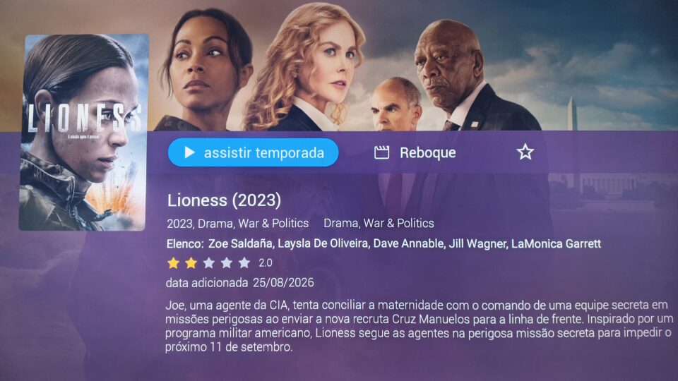 LIONESS – 3ª TEMPORADA